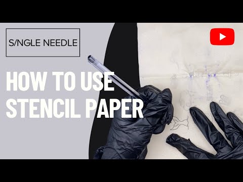 How To Use Tattoo Transfer Paper | Single Needle