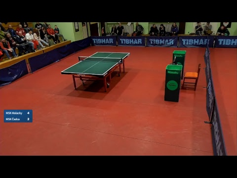 Extraliga 2018/19 - Semifinále: MSK Malacky - MSK Čadca (Stôl č. 1)