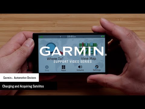 Support: Charging and Acquiring Satellites on your Garmin Automotive Device