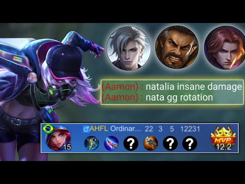 INSANE ROAMER NATALIA | Natalia Best Build for One Shot Combo Deletion - MLBB