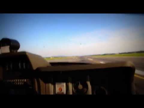 Landing on Graz Airport ,Austria