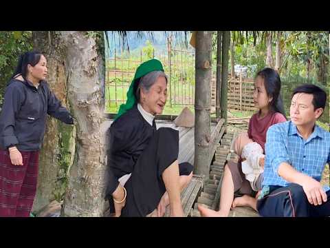 The wife was very surprised to unexpectedly see her mother and husband there