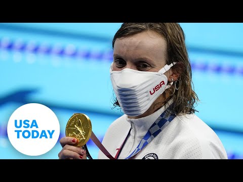 Simone Biles out of all around, Katie Ledecky gets gold, Thursday Caeleb Dressel swims USA TODAY