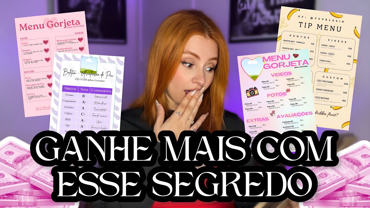 OnlyFans ✨ Passei 30 dias Elaborando o Menu Perfeito e Aprendi Isso