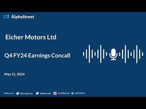 Eicher Motors Ltd Q4 FY2023-24 Earnings Conference Call