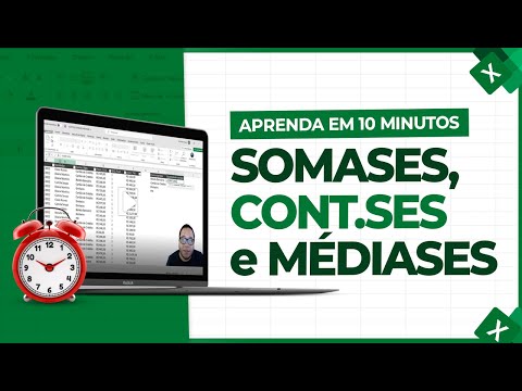 Funções CONT.SES, SOMASES e MÉDIASES no Excel 10 Minutos