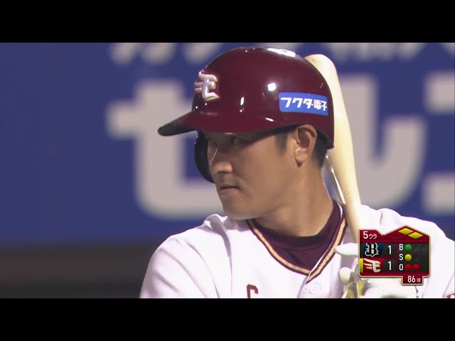 【5回裏】頼れるキャプテン!! イーグルス・銀次のタイムリーで勝ち越しに成功!! 2019/8/12 E-B