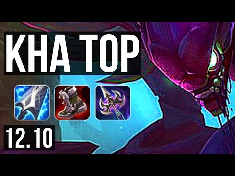 KHA'ZIX vs IRELIA (TOP) | 8/0/2, 1.7M mastery, Legendary | KR Master | 12.10