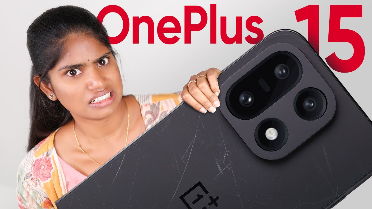 😱ஆத்தாடி OnePlus 15 ல scratch விழுகுதா!! ₹75000 🚮 போச்சே😢