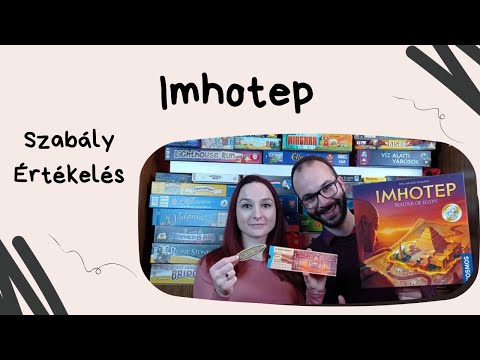 Építsük fel Egyiptomot: Imhotep társasjáték játékbemutató és szabályismertető - Társasozz Okosan!