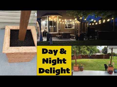 Adding Ambiance to Your Patio with DIY Planter Box Lights