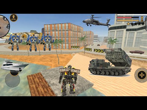 Vegas Crime Simulator (Transformer Fight Robot Car) Vegas Hero Fight Robot Car - Android Gameplay HD