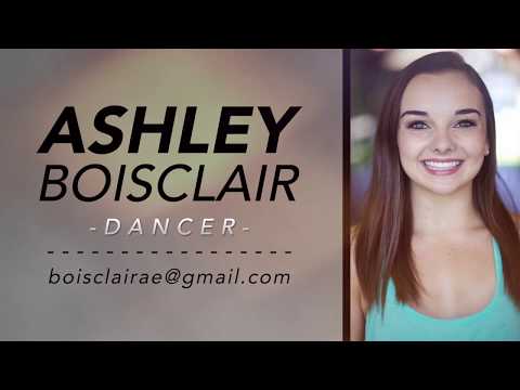 Ashley Boisclair - Dance Reel