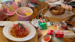 【vlog】ぱんだの日常🍩｜ミスド｜ポポラマーマ｜３Dアイス