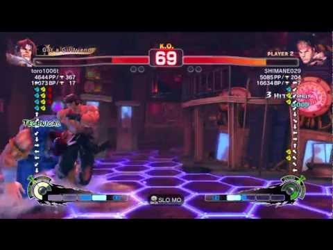 toro1006t (Hawk) vs Oniku (Ryu) AE2012 Ranked Match *HD*