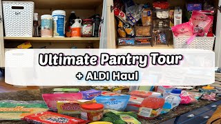 Ultimate Realistic Pantry Tour + ALDI Weekly Finds Grocery Haul