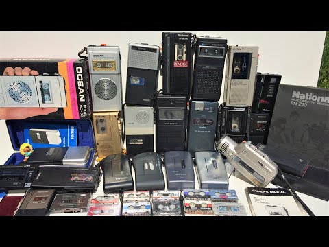 Micro Cassette-Corder Tape | Collection Mini Recorder Sony Sanyo National Philips Grundig Stenorette