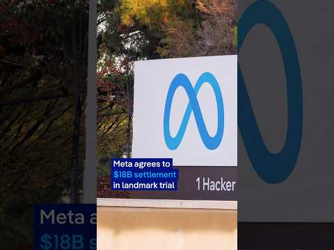 Meta agrees to $18B settlement in landmark trial | DW News