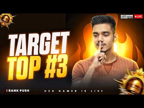 KAB HOGA TOP 3 ? | CONQUEROR RANK PUSH DAY 29 | BGMI LIVE | UZU GAMER