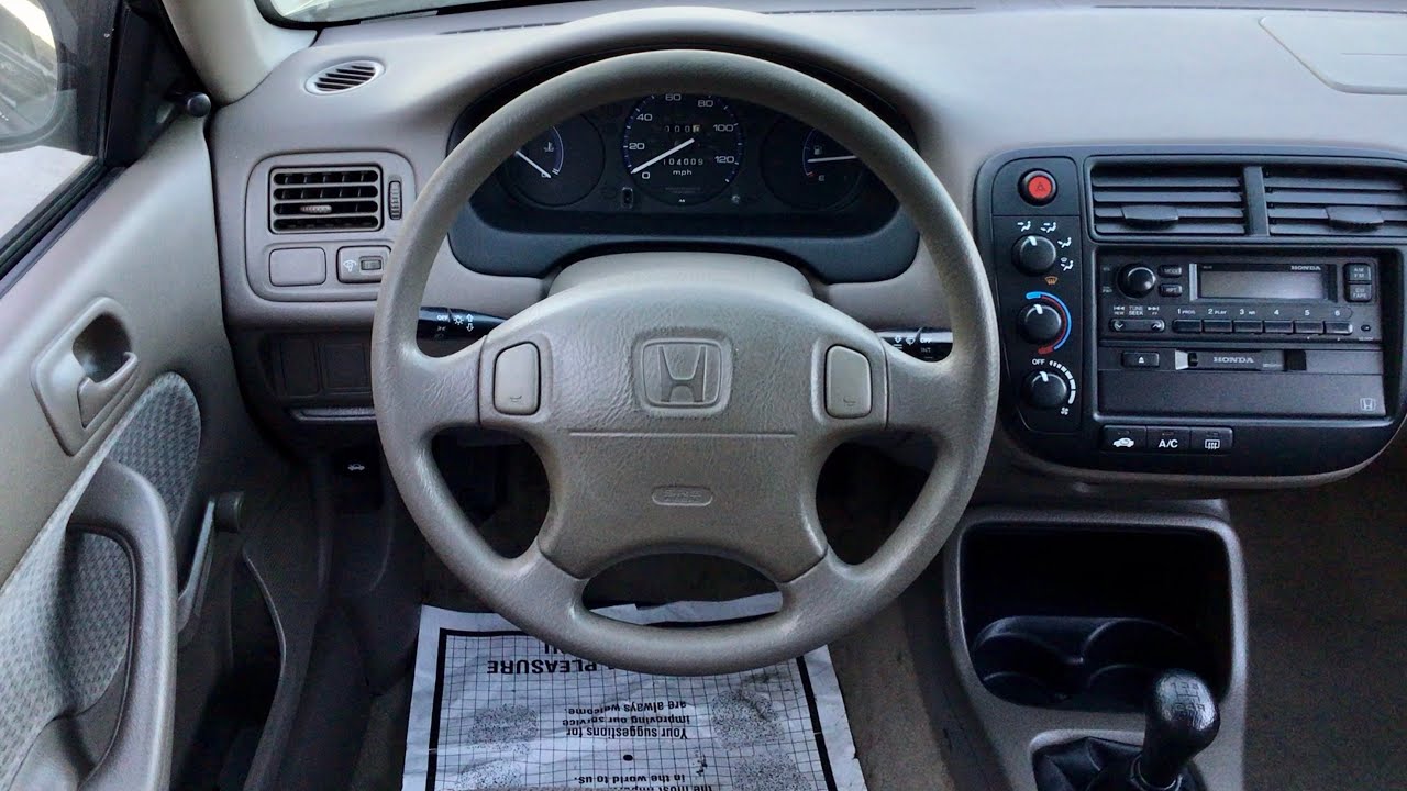 How Reliable is a 1999 Honda Civic DX 5-Speed POV Test ...