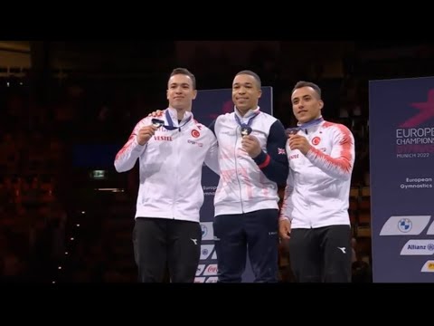 European Championships Mens All Around Medal Ceremony 2022 Artistic Gymnastics