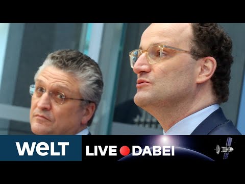 ERNSTE CORONA-LAGE VOR OSTERN: Briefing von Jens Spahn und RKI-Chef Wieler | WELT Live dabei
