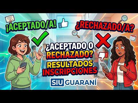 ¿Cómo saber si me ACEPTARON o RECHAZARON en las inscripciones? #unpaz #unpazestacerca #josecpaz