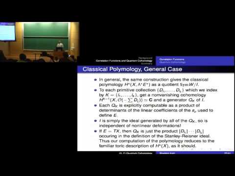 Sheldon Katz - (0,2) Quantum Cohomology