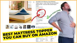 Best Amazon Mattress Toppers For Back Pain!