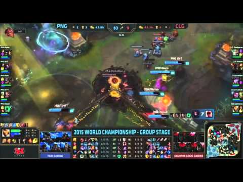 LOL   brTT de Draven   vs CLG   Highligths mundial 2015