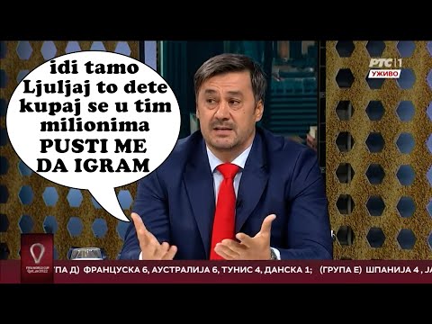 Rade Bogdanović o ženama fudbalera na RTS-u 😂 To je parada kiča