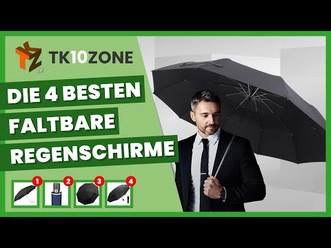 Die 4 besten faltbare Regenschirme