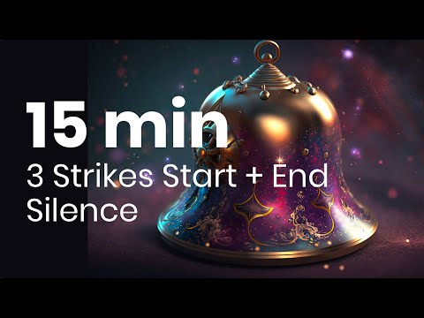 15 Minute Meditation Timer Silent with Bell