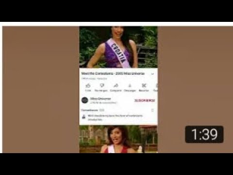 Miss Universe 2005 - Jelena Glisic Unplaced (Croatia)