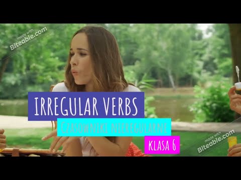 IRREGULAR VERBS | Czasowniki nieregularne dla klasy 6 | Język angielski by Lidia Nowak