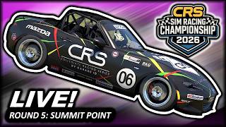 🔴 LIVE: CRS Round 5 at Summit Point | CRS Sim Racing Championship 2026