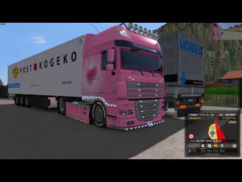 Euro Truck Simulator 2 (1.27) DAF XF 105 Simple Edit 1.27x + DLC's & Mods