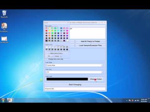 MS PowerPoint Change Font Size and Style In Multiple Documents Software