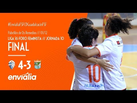 PARTIDO // LIGA 16 FORO FEMINISMO // JOR. 10 // OURENSE ENVIALIA FSF - CD GUADALCACÍN FSF (4-3)