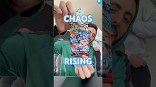 opening the latest set #chaosrising #blisterpack #chikorita #greninja