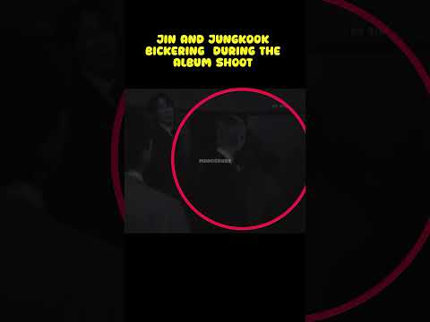 Jin and jungkook Bickering during the Album shoot #jinkook