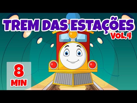 Trem das Estações Vol. 4 - Giramille 8 min | Desenho Animado Musical