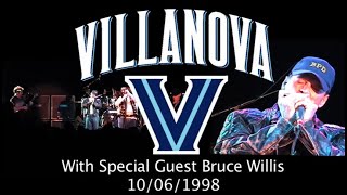 Blues Traveler performing "Rock Me Baby" with Bruce Willis @Villanova  Univ. on October 06, 1998