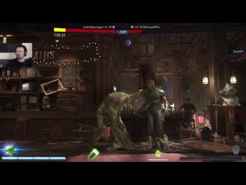 Injustice 2 1st MP gameplay pt27 - Swamp Thing vs. Green Arrow