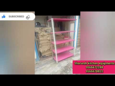 Stainless steel free standing kitchen storage racks