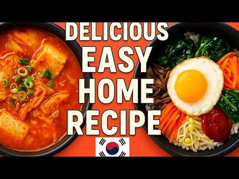 Better Than Takeout! Korean Kimchi Jjigae + Bibimbap Recipe