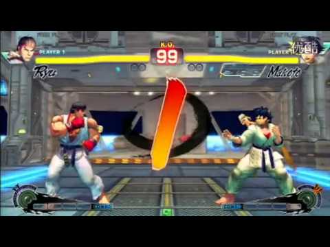 Daigo Umehara (Ryu) vs Haitani (Makoto) - ULTRA STREET FIGHTER 4!!!