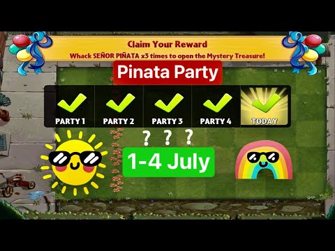 Plants vs Zombies 2 | Pinata Party | 30 june - 4 july 2021