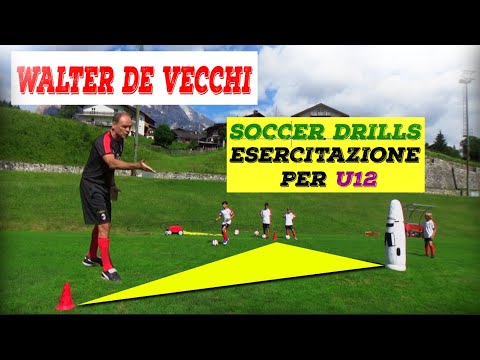 PASSAGGIO E RICEZIONE: ESERCITAZIONE PER U12 - WALTER DE VECCHI - MILAN JUNIOR CAMP - CORTINA