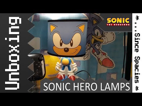 Sonic the Hedgehog "Hero Lamps" Unboxing - 1st On YouTube!!!